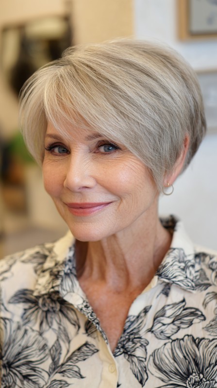 Stylish Soft Layered Short Bob