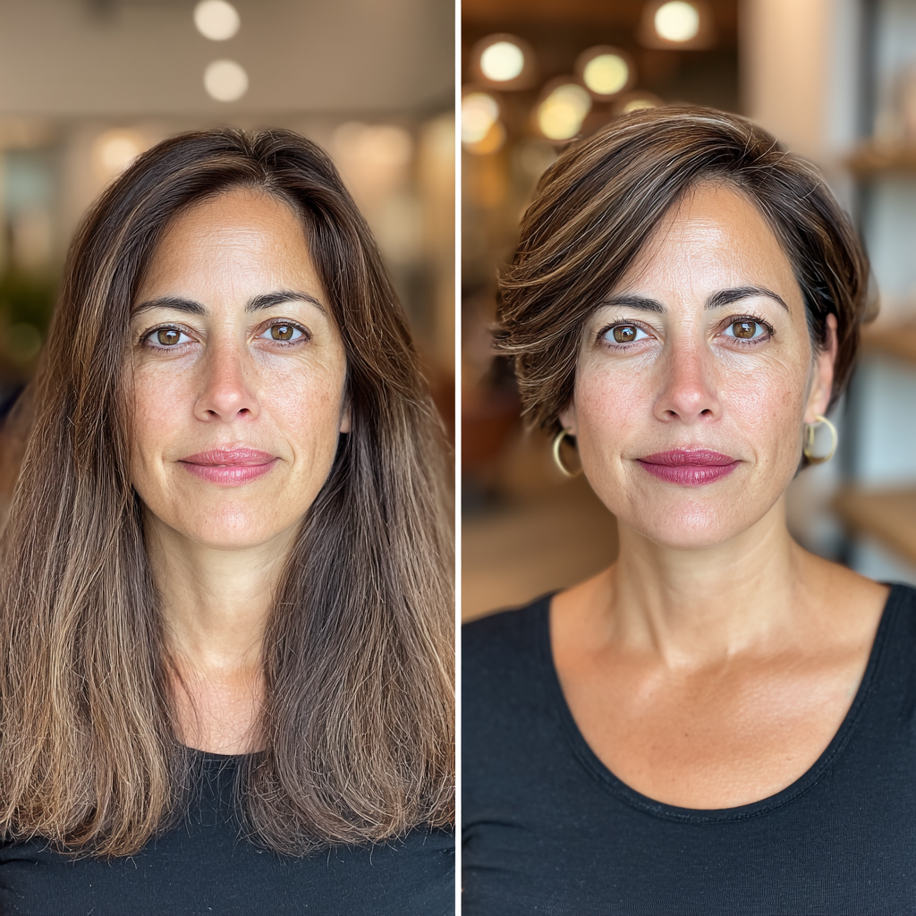 Stylish Textured Short Bob with Subtle Highlights