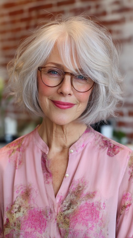 Textured Shattered Bob with Effortless Volume