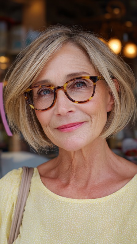 Chic Textured Bob with Soft Layers