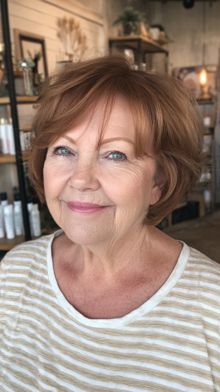 Classic Textured Bob with Soft Volume