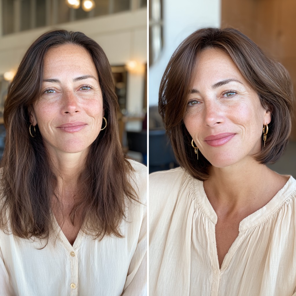 Modern Soft Textured Lob with Gentle Layers