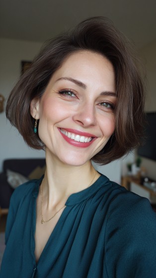 Modern Textured Bob with Soft Volume