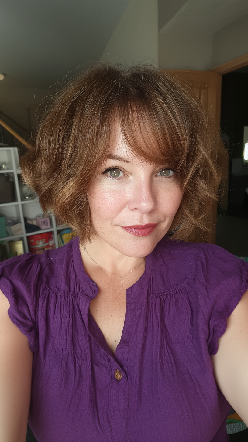 Playful Textured Bob with Soft Layers