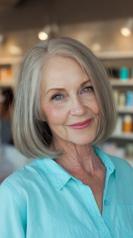 Polished Classic Bob with Subtle Movement