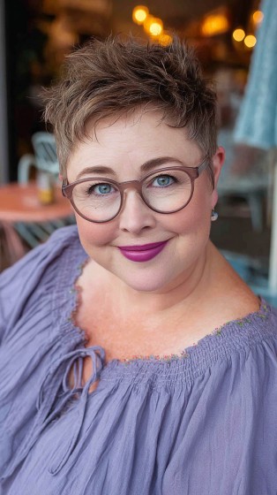 Stylish Short Textured Pixie Cut with Volume
