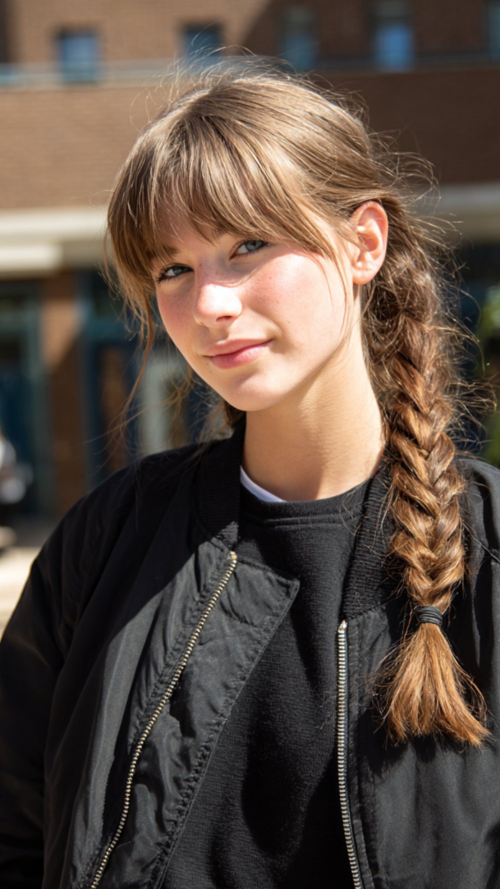 Casual Side Braided Look with Soft Layers