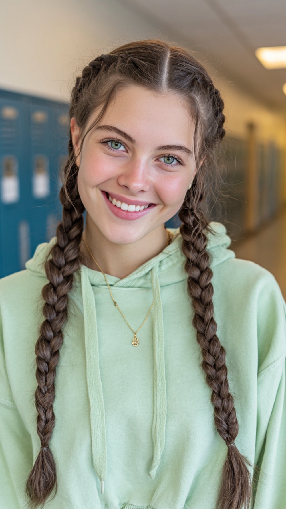 Charming Classic Braids with Subtle Volume