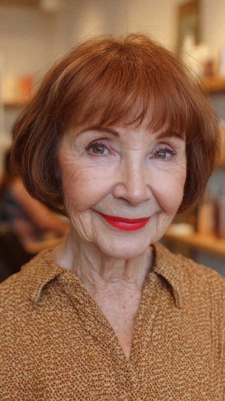 Charming Classic Rounded Bob with Subtle Volume