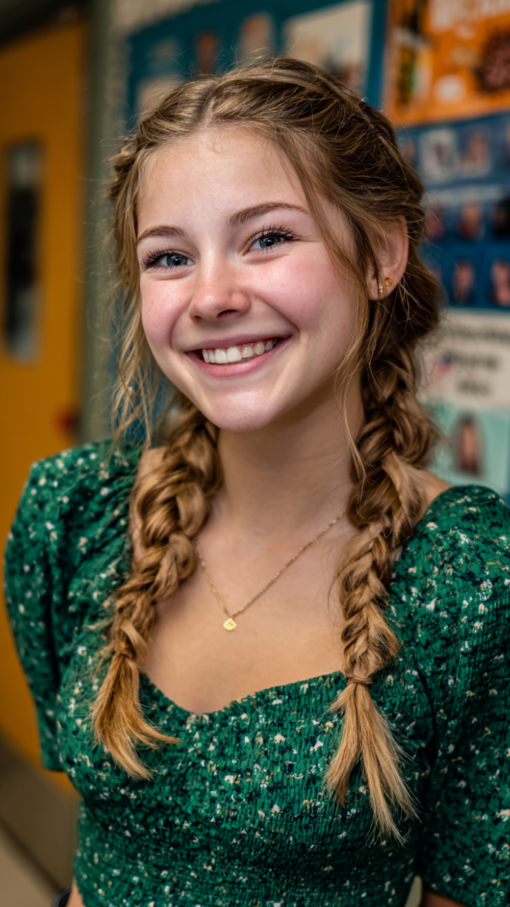 Charming Double Braided Pigtails