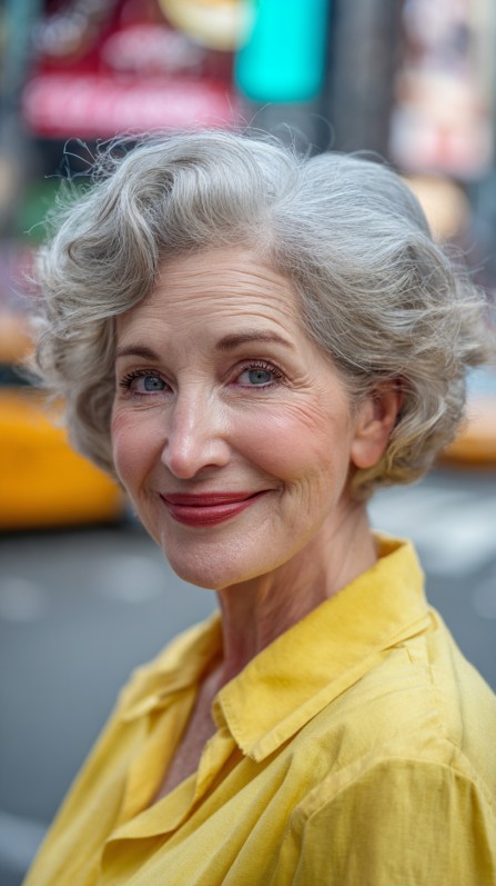 Charming Soft Curly Vintage Cut