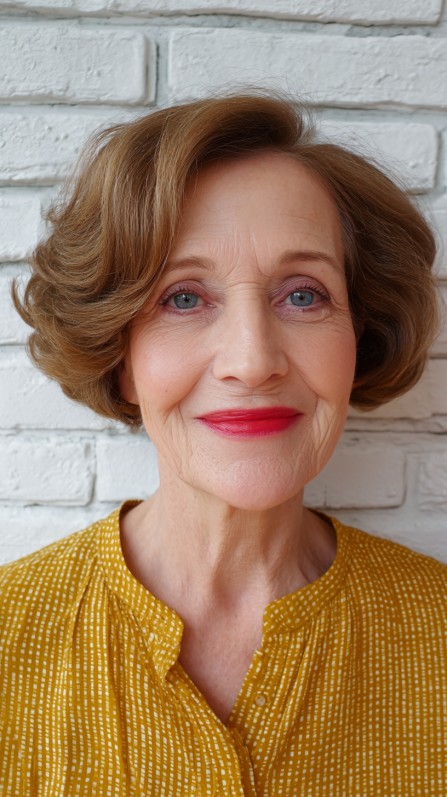 Charming Vintage-Inspired Soft Curls