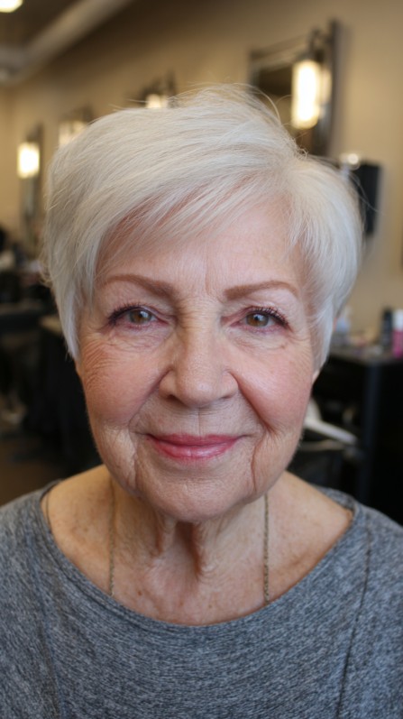 Chic Softly Textured Short Cut with Gentle Layers