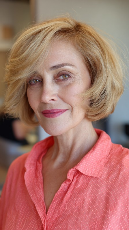 Chic Textured Bob with Soft Volume