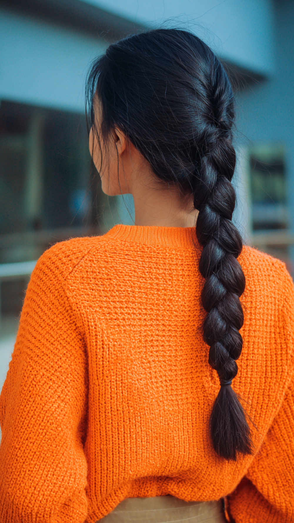 Classic Thick Single Braid with a Touch of Texture