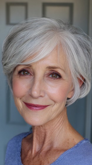 Elegant Soft Razor-Cut Short Hairstyle with Subtle Layers