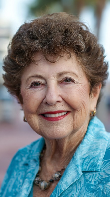 Playful Curly Short Cut with Defined Layers