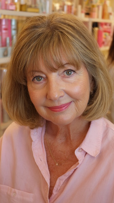 Soft Layered Bob with Gentle Face-Framing Bangs