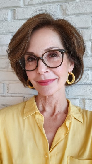Stylish Soft Bob with Subtle Layers