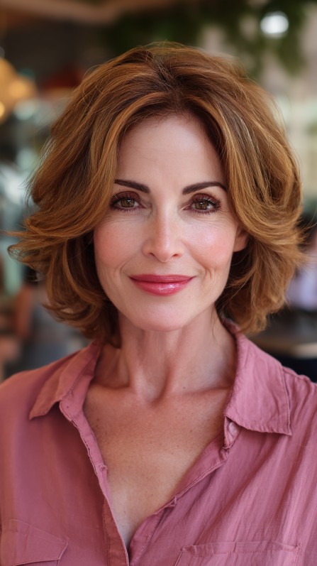 Textured Shoulder-Length Cut with Soft Volume