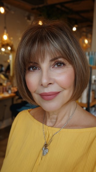 Chic Blunt Bob with Soft Layers
