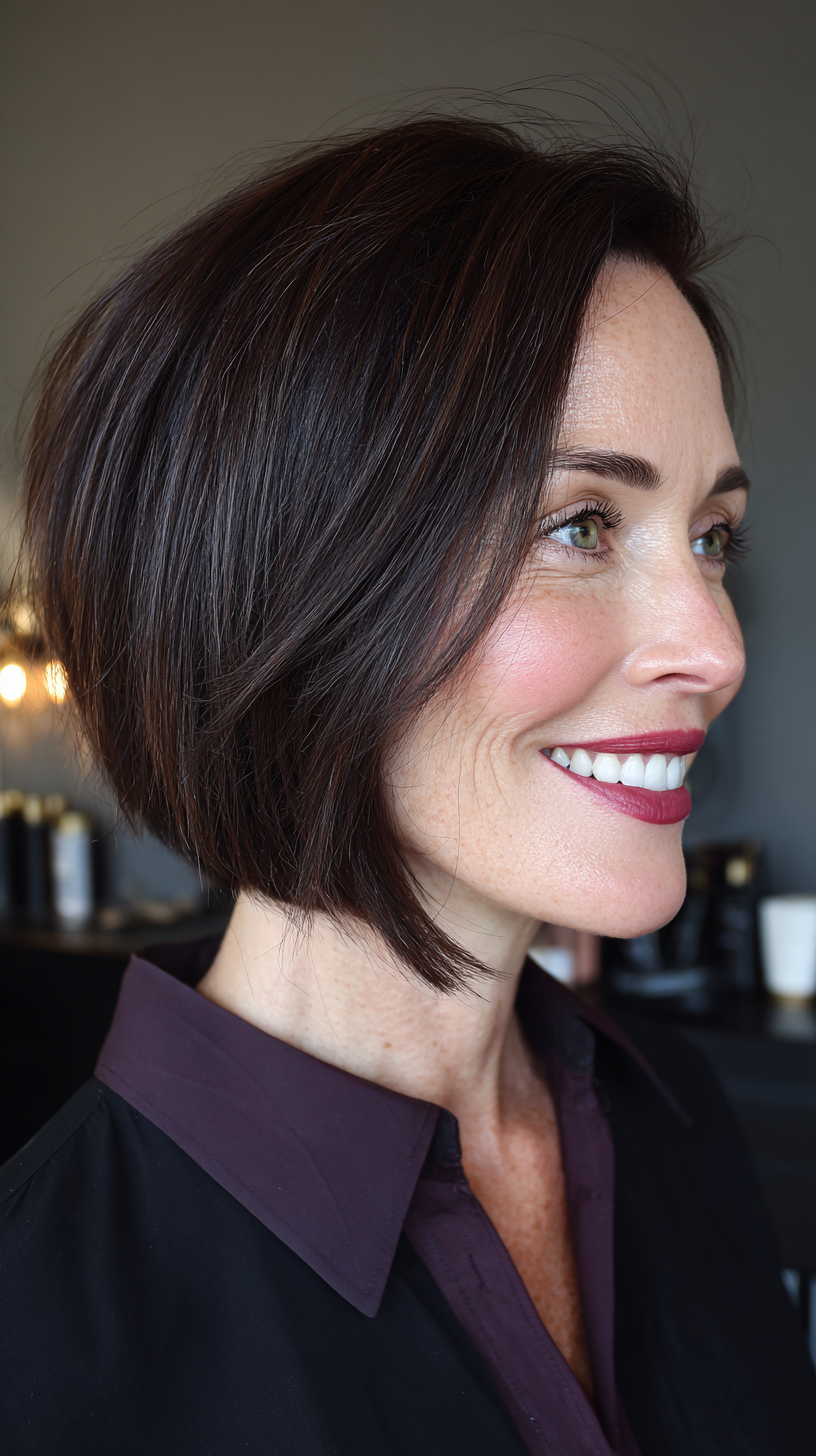 Chic Layered A-Line Bob Haircut
