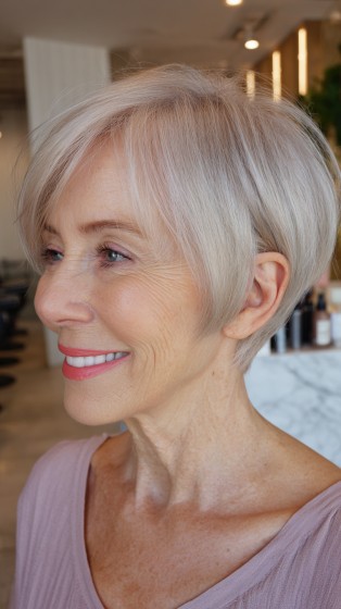 Modern Soft Pixie Cut with Subtle Layers