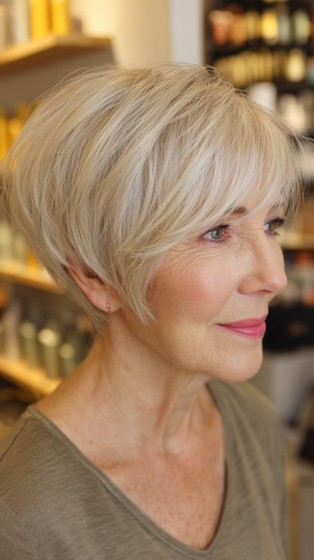 Stylish Soft Pixie Bob with Wispy Layers