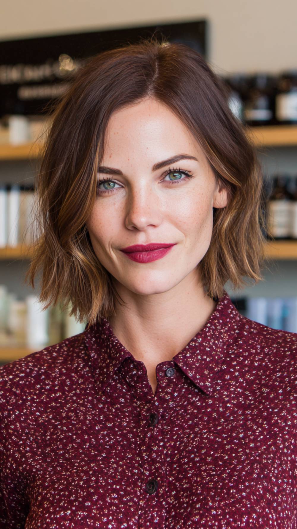 Textured Lob with Warm Caramel Ends
