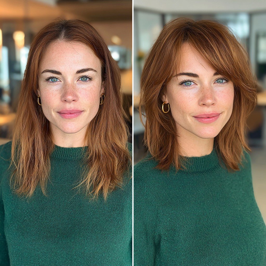 Textured Shag with Warm Copper Tones