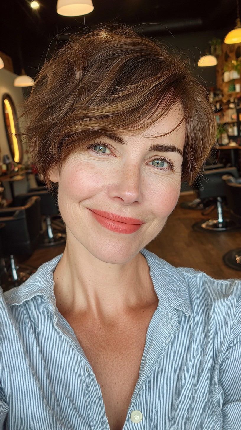 Textured Short Shag with Soft Layers