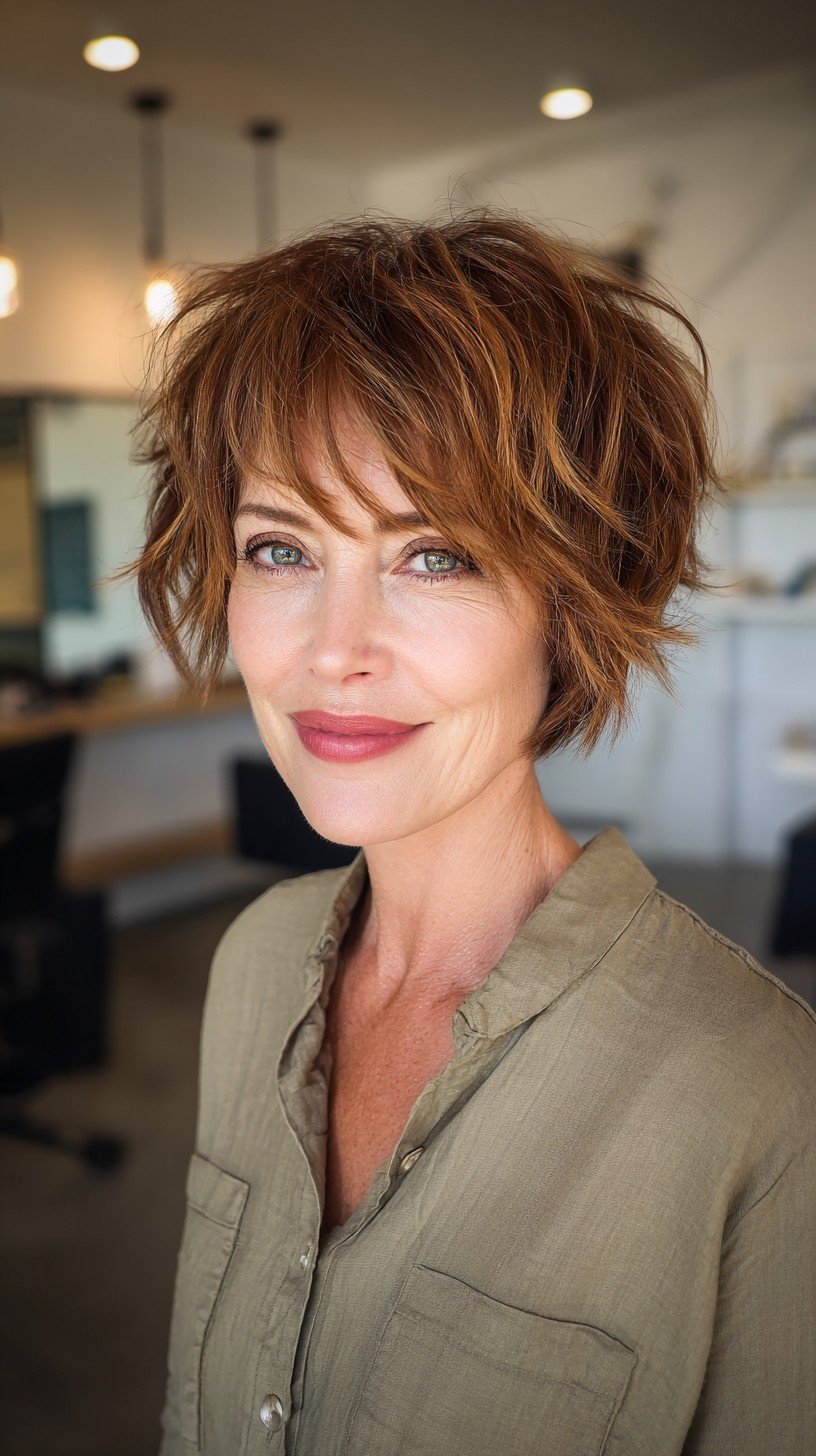 Stylish Textured Bob with Subtle Layers