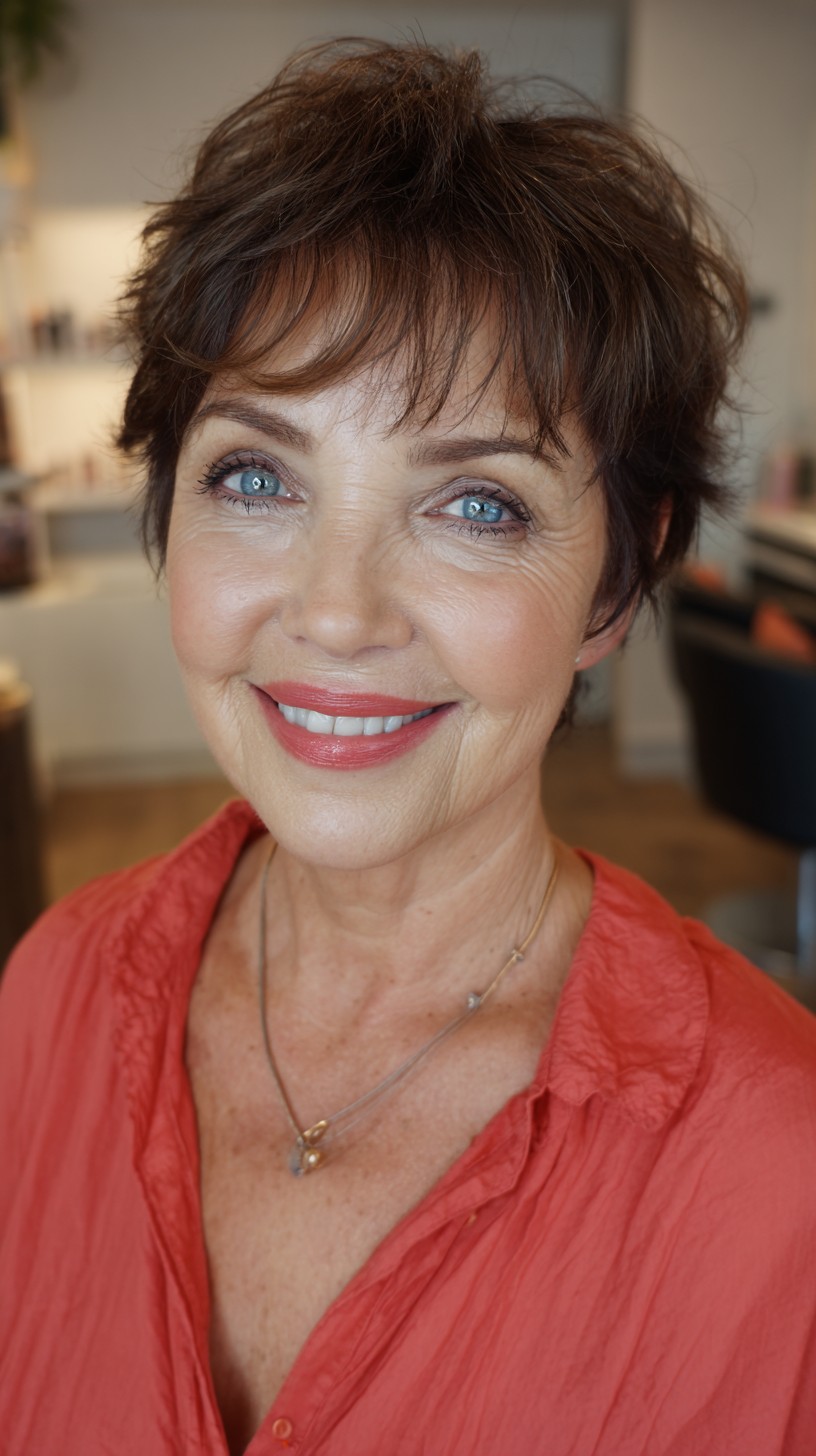 Textured Soft Pixie Cut with Subtle Layers