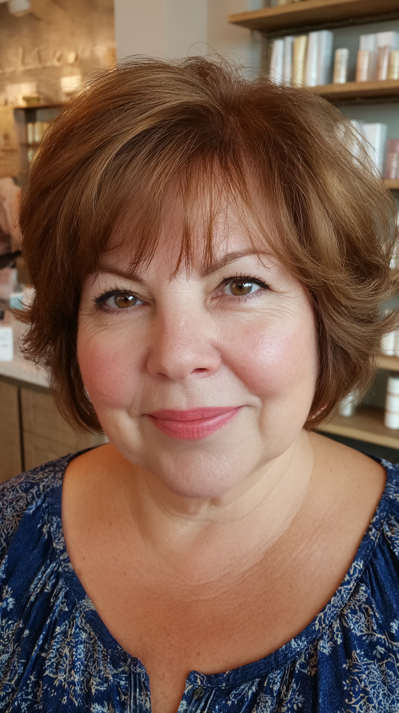 Chic Layered Bob with Soft Volume