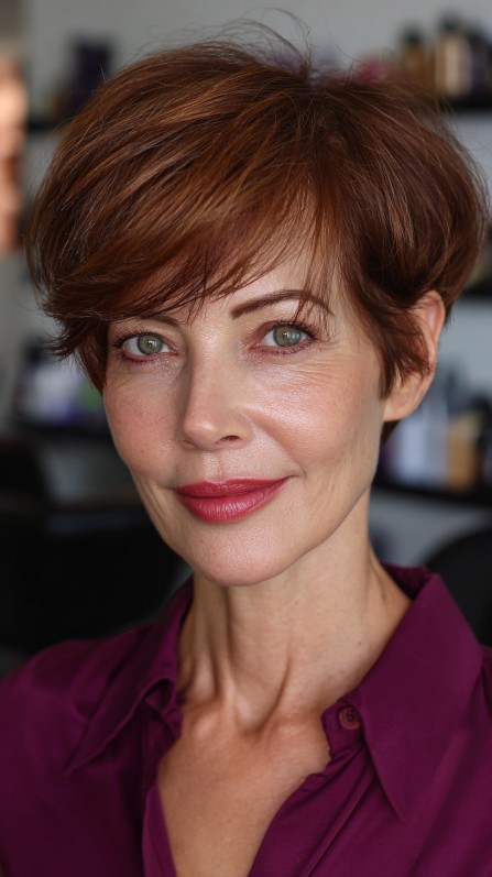 Chic Root-Lift Pixie Cut with Subtle Texture