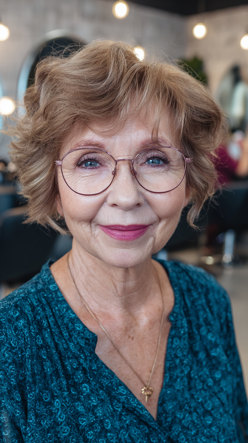 Chic Soft Curly Bob with Added Volume