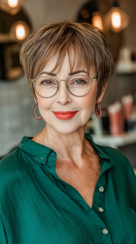 Chic Textured Bob with Feathered Layers