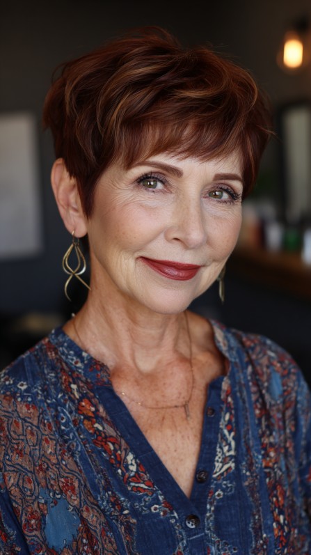 Chic Textured Short Cut with Soft Layers