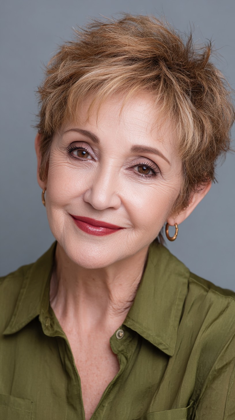 Choppy Textured Pixie Cut with Soft Volume