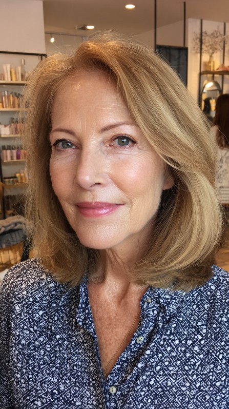 Classic Soft Layered Cut with Natural Shine