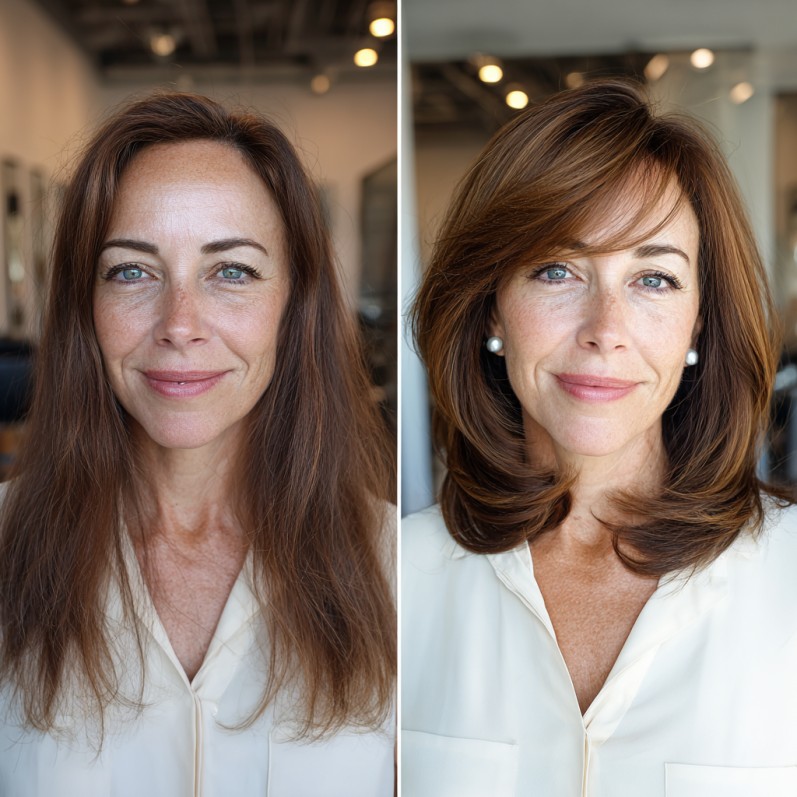 Elegant Layered Cut with Soft Volume