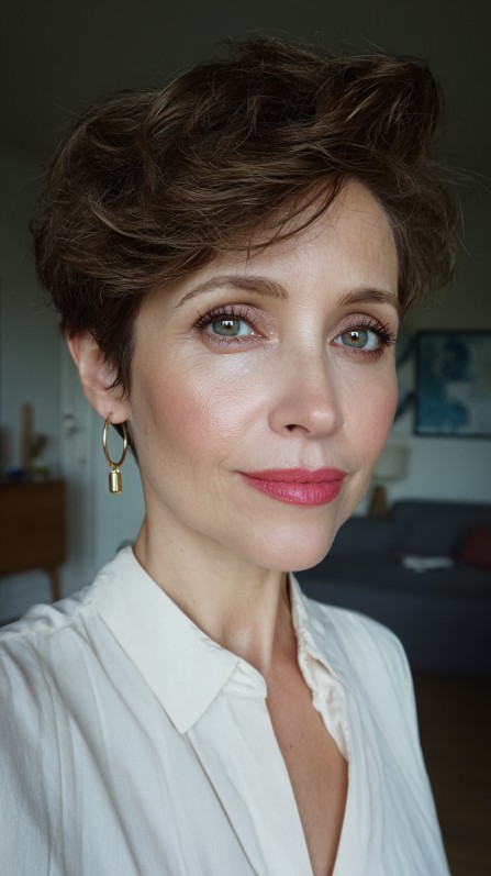 Elegant Textured Pixie Cut with Soft Volume