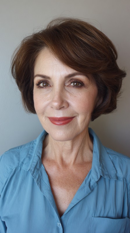 Modern Layered Ear-Length Cut with Soft Volume