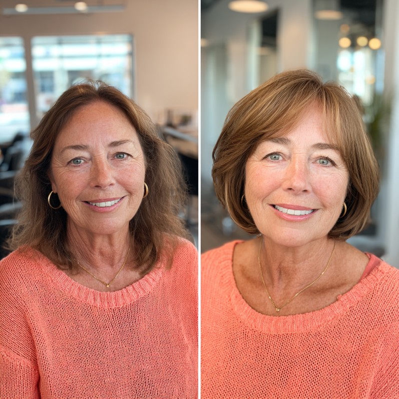 Modern Textured Lob with Soft Waves