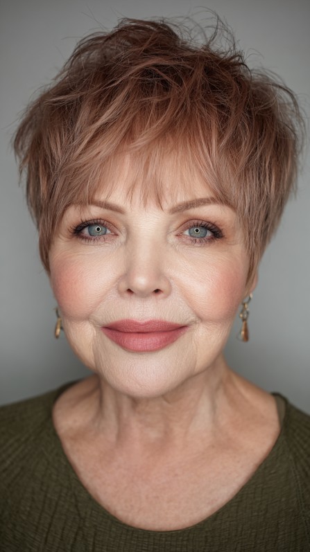 Soft Textured Pixie Cut with Subtle Layers