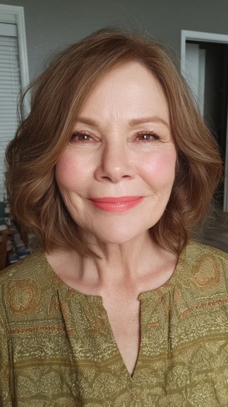 Softly Layered Neck-Length Cut with Gentle Waves