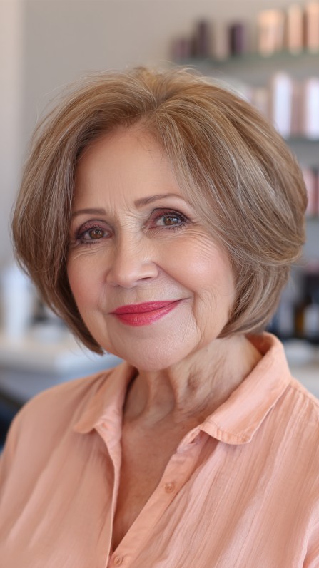 Stylish Textured Neck-Length Cut with Soft Volume