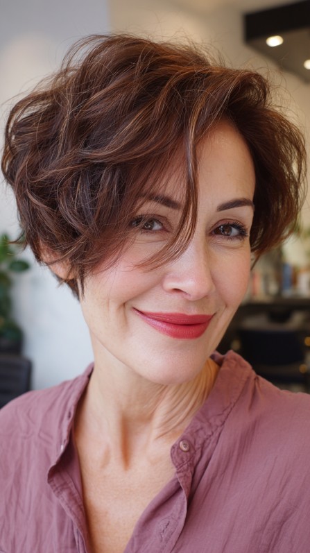 Textured Ear-Length Cut with Soft Waves