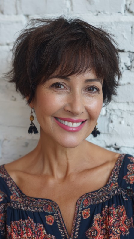 Textured Ear-Length Modern Cut with Soft Volume