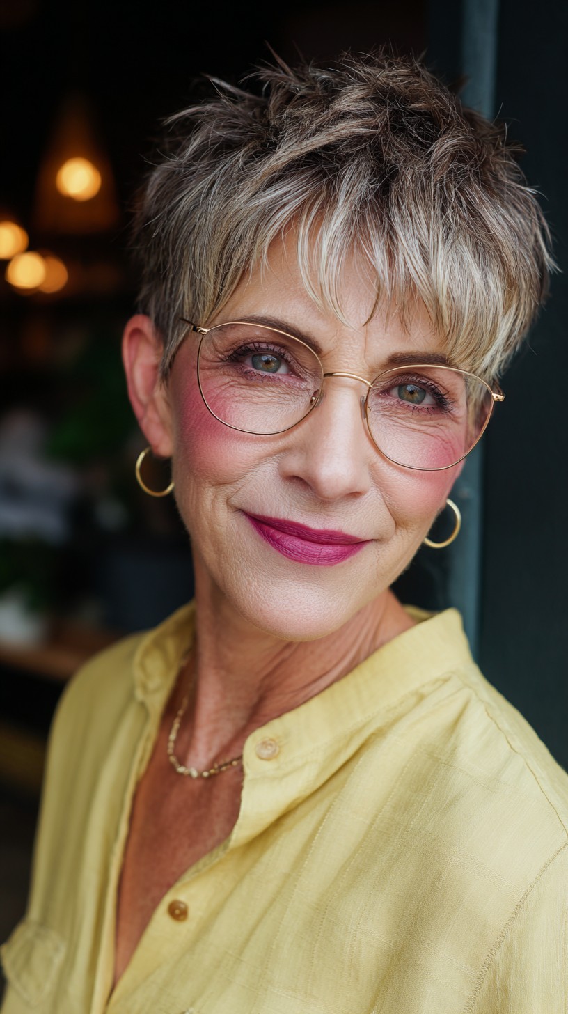 Textured Pixie Cut with Flirty Layers